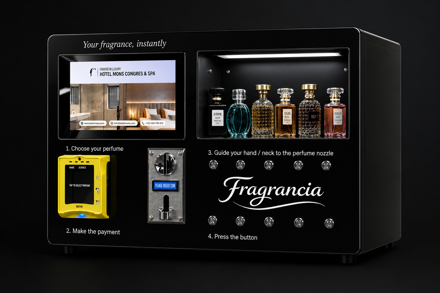 Distributeur de parfums Fragrancia